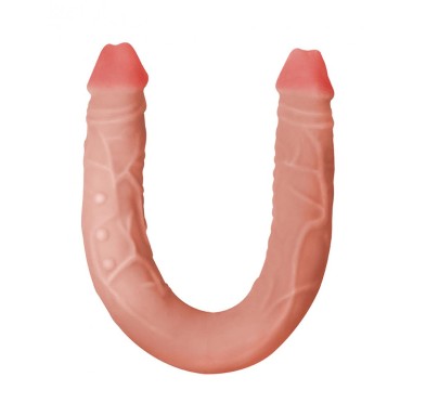 Podwójny penis dildo lesbijskie wyginane sex 47cm